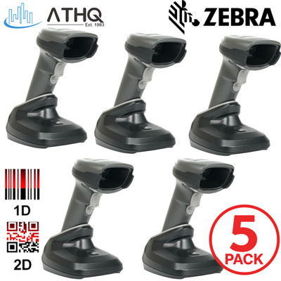 PACK OF 5 Zebra Symbol DS2278 Wireless Barcode Scanner 1D/2D Bluetooth Handheld