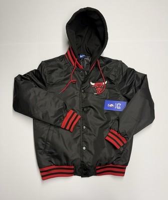 Chicago Bulls Bomber Twill Jacket NBA Ultra Game Men s Size S  Retail $150 NWT