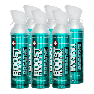 Boost Oxygen Large Breathe Menthol-Eucalyptus Aroma 10L Canister | Respiratory