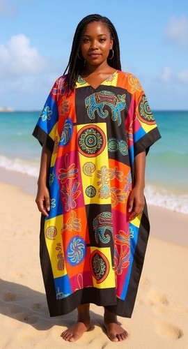 Kaftan Dress Caftan Beach Cover Boho Gown Hippie Beach Women African Plus Size - Afbeelding 664 van 716