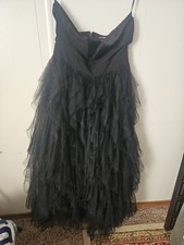 Caught My Eye Tube Maxi Dress  Black  Size Large