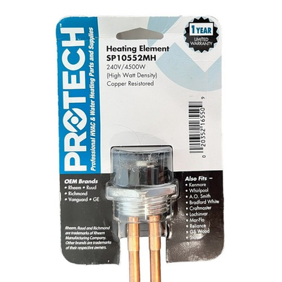 #ad #ad New Protech Heating Element 240V 4500W Copper Resistored Water Heater Part Coil $11.40