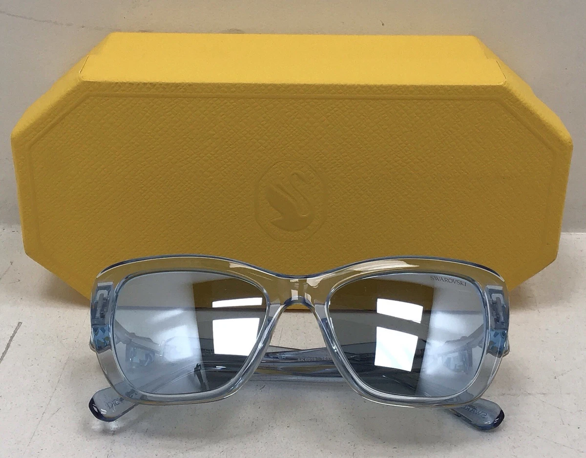 Swarovski Women\'s Sk6025 47Mm Sunglasses, Blue Swarovski Blue Sunglasses for Women for sale | eBay main image 2