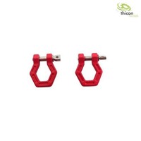 Hexagon-SchäKel Metall Rot 2 StüCk Thicon-Models