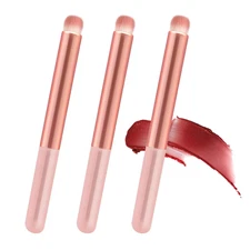 Lip Brush Lip Smudge Brushes Lipstick Brush with Tubes 3PCS Lip Gloss Applicator