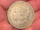 Morgan Silver Dollar 1891 S    -- Check out my photos.  AU or Better?