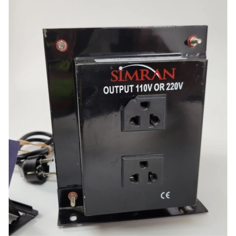 SIMRAN THG-5000 Step Up and Down Transformer - Tested - See Notes - Image 2 of 4