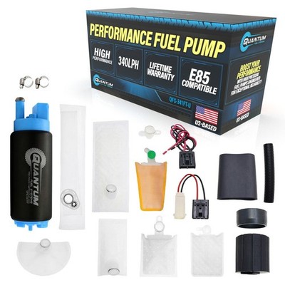 Fits 340LPH Universal Performance E85 Flex In-Tank EFI Fuel Pump + Install Kit