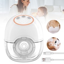 Electric Breast Pump Mute Automatic Breastpump Baby Infant Feeding With USB