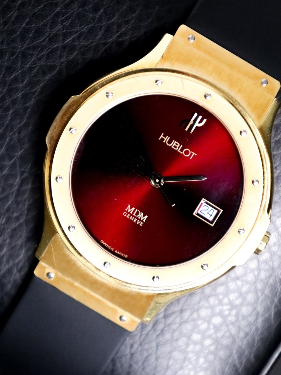 Hublot MDM Geneve Coral Red Rare Full Set 2005