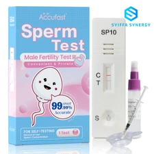 Accufast Sperm Test Kit For Male Pregnancy Preparation Sperm Count Test