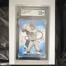 2022  Topps Inception Aaron Judge #99 Blue /25 SGC 10 Yankees GEM
