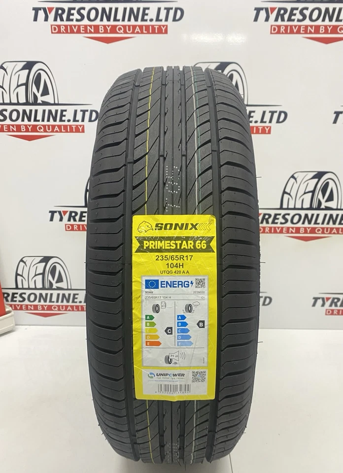 4 X 235 65 17 SONIX 104H 235/65R17 BRAND NEW M+S C & B RATED 2356517 TYRES - Image 3 of 4