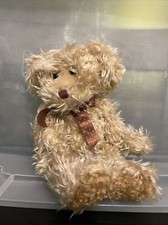 Russ Berrie Radcliffe Bear Tan Fluffy Plush 3283 New With Tags Teddy Bear 10"