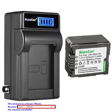 Kastar Battery LCD Wall Charger for Panasonic VW-VBG070 VW-VBG070-K VW-VBG070PPK