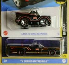 Hot Wheels 2022 Classic TV Series Batmobile Tooned & Walmart Exclusive lot of 2