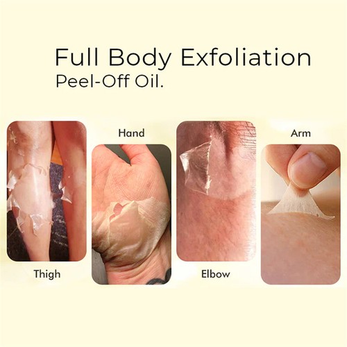 Body Exfoliate Peeling Oil - Natural Spots Whitening Yellow Peeling Oil NEW - Bild 2 von 8