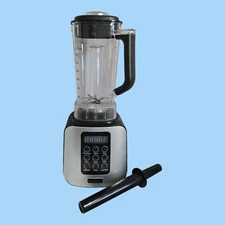 TESTED & WORKS! NutriChef 1.7L Digital Countertop Blender NCBL 1700 Black Silver