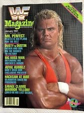 WWF Magazine Jan 1991 Mr Perfect Curt Hennig - **Please Read**