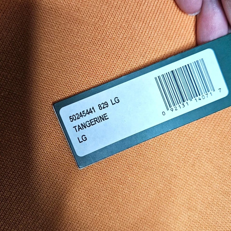 Suéter Bobby Jones Masculino Grande Laranja Algodão Pima Leve Preppy Golfe NOVO - Imagem 4 de 4