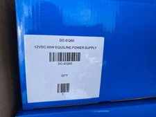 Tresco L-DC-EQ60-1 12VDC 60W EquiLine Plug-In Power Supply w/ - Black (NEW)