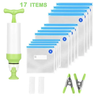 KOLICE Sous Vide Bags,Reusable Vacuum Food Sealer Bags,Food Storage Freezer Bags