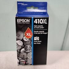 Epson 410XL Claria Premium High-Capacity Black Ink Cartridge 2021 Date