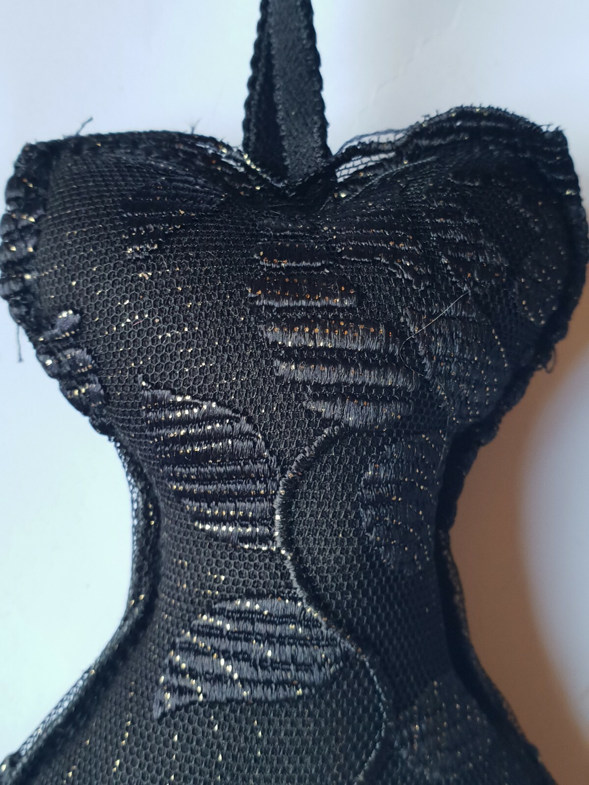 Sachet de lavande anti-mite Corset diffuseur parfum textile artisanal - 4