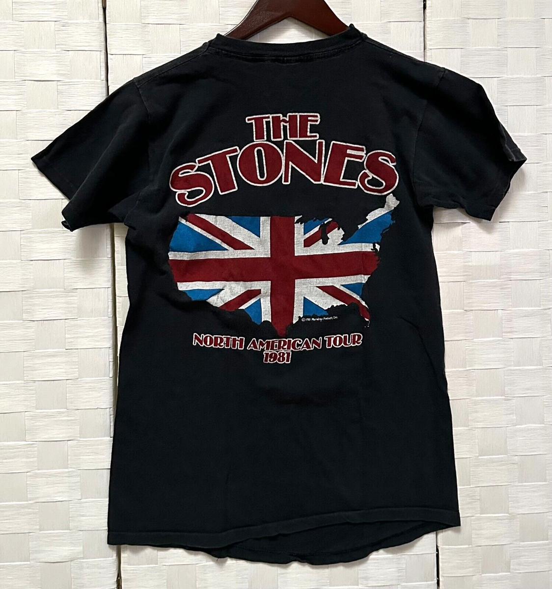 Vintage The Rolling Stones Shirt Adult Medium 1981 North Vintage The Rolling Stones Shirt Adult Medium 1981 North