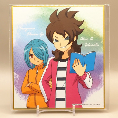 Akio & Ichirouta Inazuma Eleven Go Mini Shikishi farbiges Papier Japan R843
