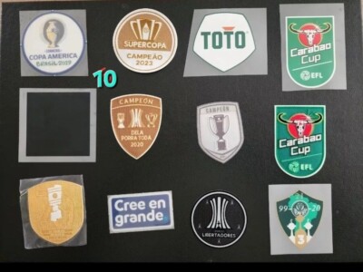 SOCCER PATCH CARABAO CUP TOTO COPA AMERICA BUNDESLIGA SUPERCOPA PALMEIRAS