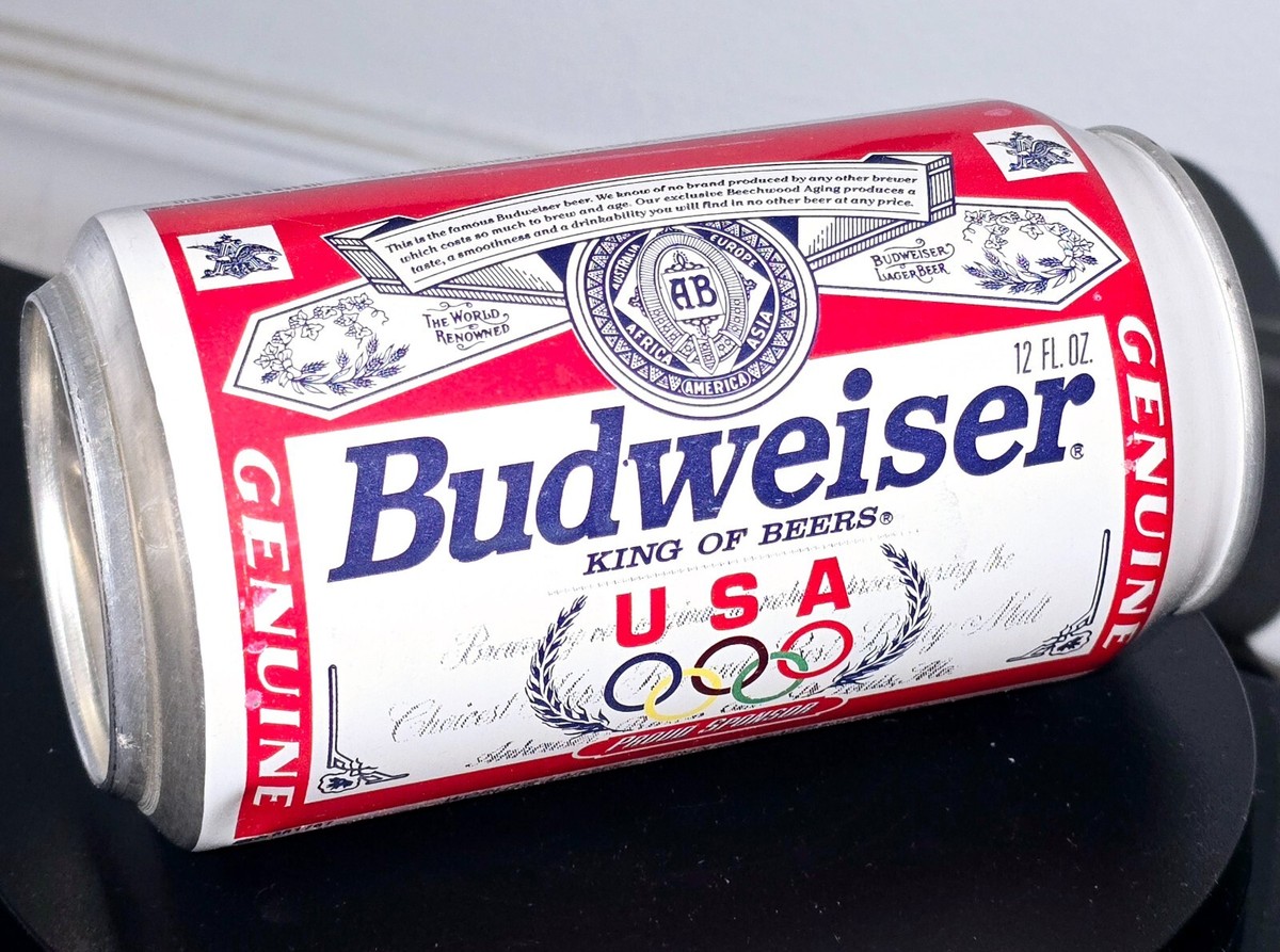 1996 OLYMPICS GAME TEAM USA BUD BUDWEISER BEER CAN ATLANTA GEORGIA