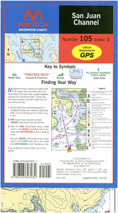 maptech waterproof chart san juan island channel folding maptech waterproof charts maine