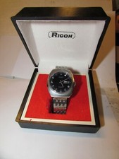 Orologio da polso anni 70 marca Ricoh mai usato fondo  negozio NOS automatico