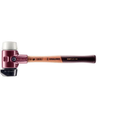 HALDER SIMPLEX-Schonhämmer 3027.060 Hammer Gummihammer Softhammer geräuscharm