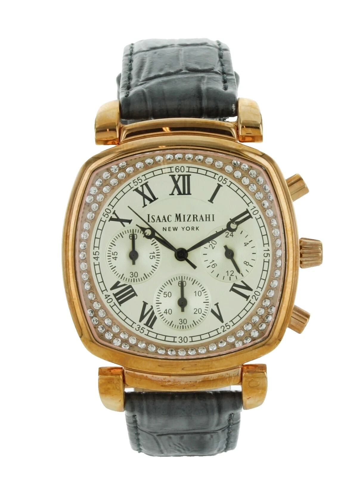 Relojes de pulsera de cuero de mujer Isaac Mizrahi