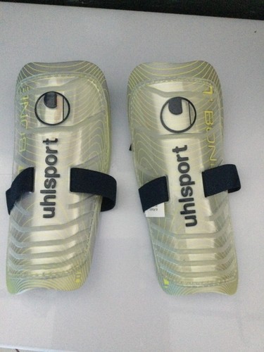 Parastinchi Calcio Uomo Uhlsport T-BORNE Grigio Perlato Taglia L Regolabili - Foto 6 di 6