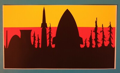 Fun Sticker Aufkleber * Deutschlandflagge Atomkraft Rüstung Waldsterben * 80er