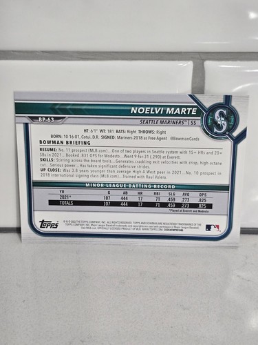 2022 Bowman Paper Base Stars/Vets #1-100 & Prospects #BP1-150 + Parallels/Autos - Picture 269 of 409