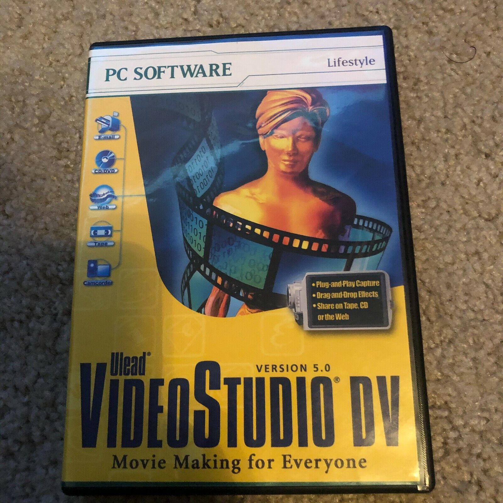Ulead VideoStudio 5 PC CD - Capture Editing Effects Digital Video Movies Tools!