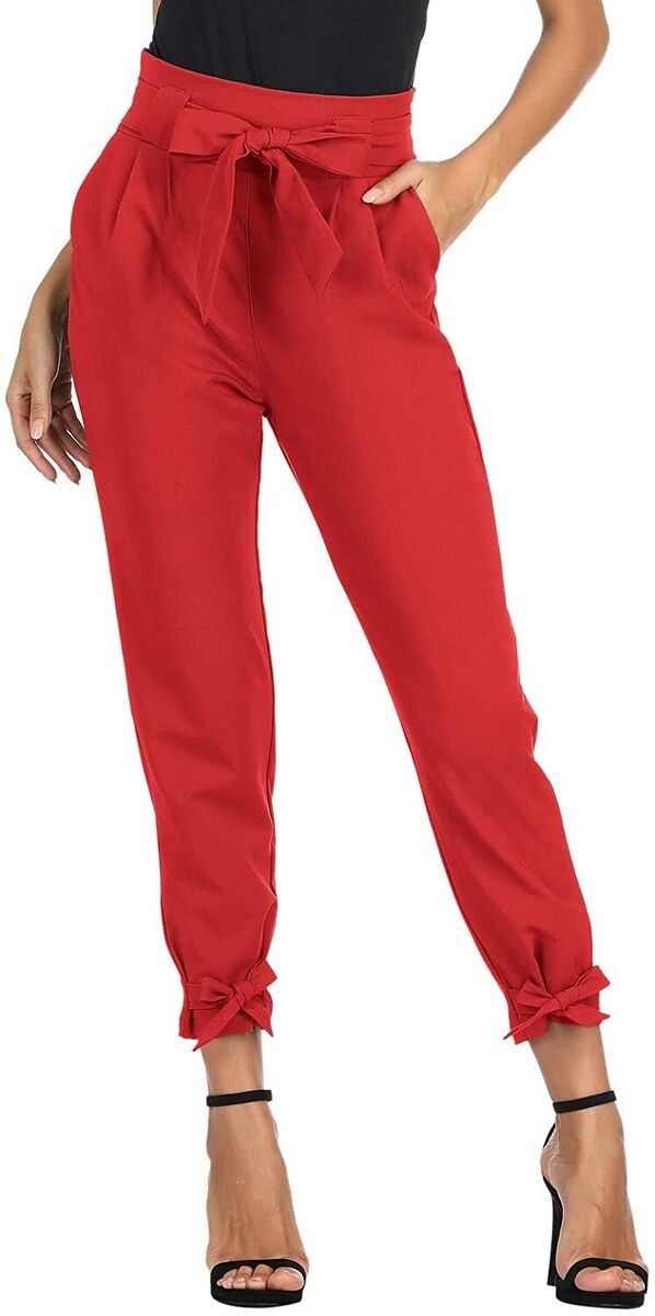 Buy online Pleat Detail Tie Knot Trousers from bottom wear for Women by  Tulsattva for ₹609 at 39% off | 2024 Limeroad.com