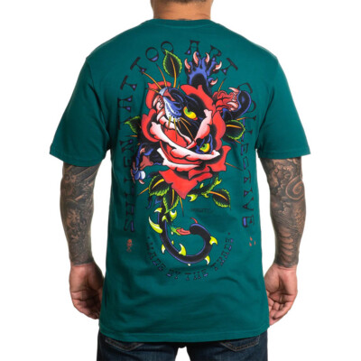 Sullen Clothing T-Shirt - Panther Rose Panther Rose Tattoo