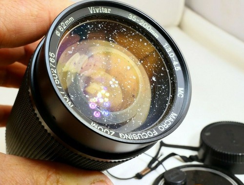 Vivitar 35-200mm f3-4.5 AI manual focus lens for Nikon (BADLY SCRATCHED GLASS) - Picture 2 of 12