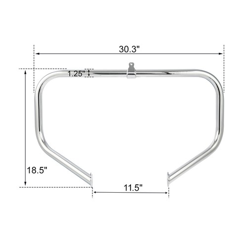 Lower Vented Leg Speaker Pod Engine Crash Bar Fit For Harley Touring 2014-2024 - Picture 6 of 14