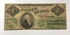 1862 $2 Us Legal Tender Note Large Note (Very Rare)