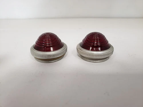 CUTLER HAMMER 10250TC7 GLASS LENS RED 30MM (LOT OF 2) NNB