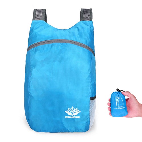 Foldable 15L Backpack Sport Travel Packable Bags Lightweight Daypack Gym Bag - Bild 13 von 20