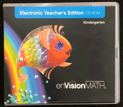Kindergarten enVision ELECTRONIC TEACHER'S EDITION CD-ROM - Hard Case ...