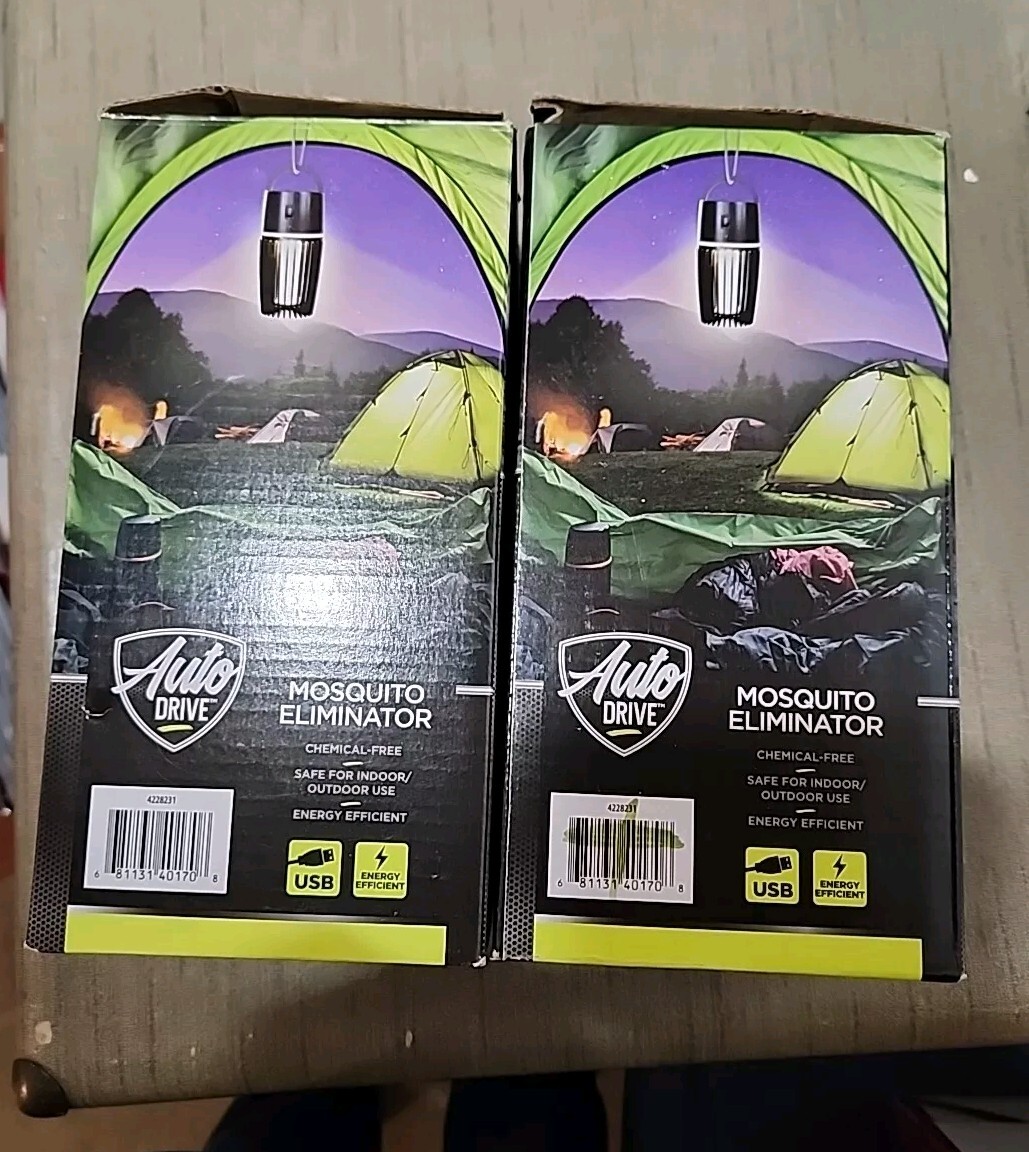 Lot Of 2 Mosquito Eliminator By Auto Drive Powerful  Recharg