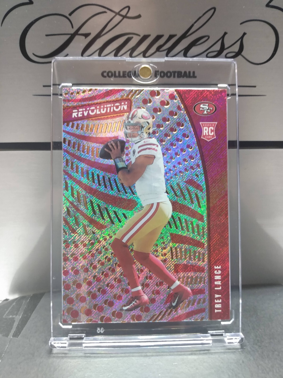 2021 Panini Chronicles Revolution RC Trey Lance #REV-3 SP Rapture Parallel